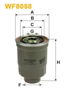 WIX FILTERS wf8058 -  Топливный фильтр